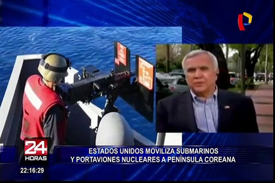 EEUU moviliza submarinos y portaaviones nucleares a península coreana