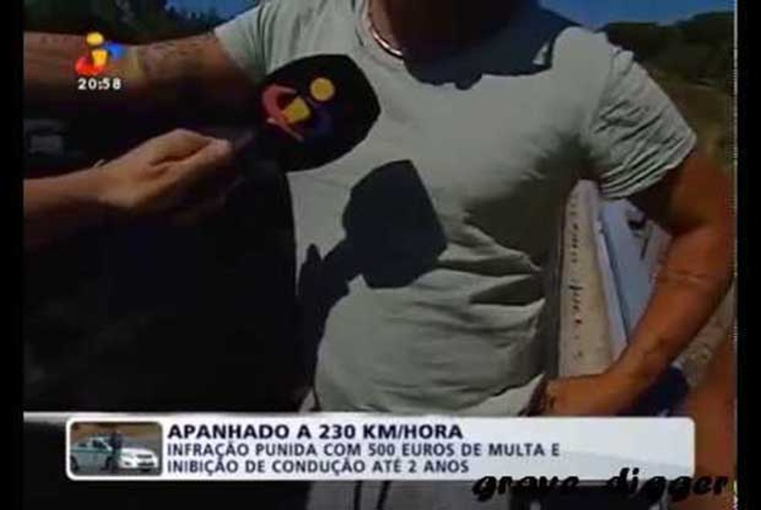 Português foi apanhado a 230km/h! Mas não vais acreditar no que disse a seguir!