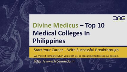 Divine Medicus – Top 10 Medical Colleges In Philippines