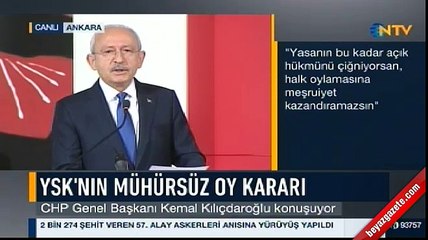 Kılıçdaroğlu'ndan YSK hakimlerine ağır sözler