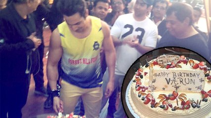 Varun Dhawan Cuts His Birthday Cake On Judwaa 2 Sets