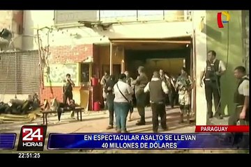 50 sujetos armados asaltan oficinas de Prosegur y se llevan US$ 40 millones