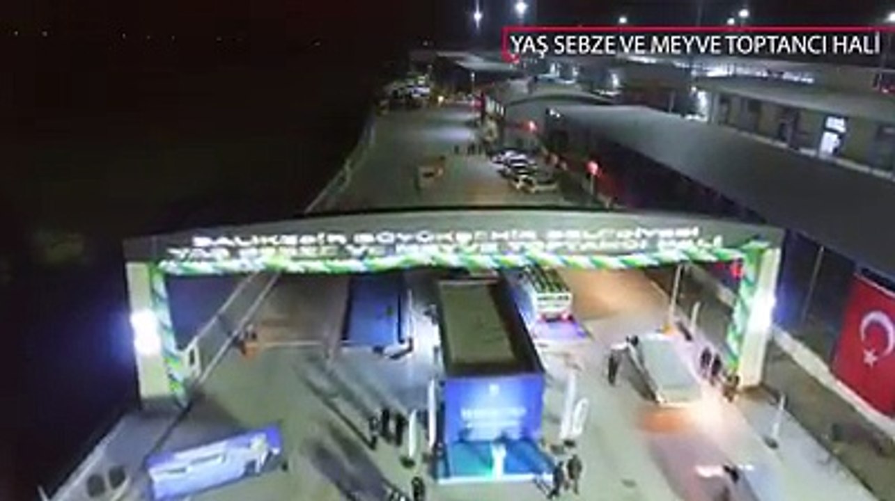 Balıkesir yaş sebze, meyve ve toptancı hali açıldı