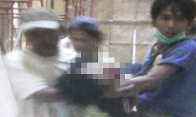 Pekerja Proyek Renovasi Gedung Jatuh dari Ketinggian