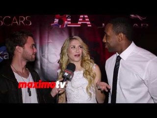 Allison Holker and Twitch Interview 7th Annual TOSCARS Awards Show Red Carpet