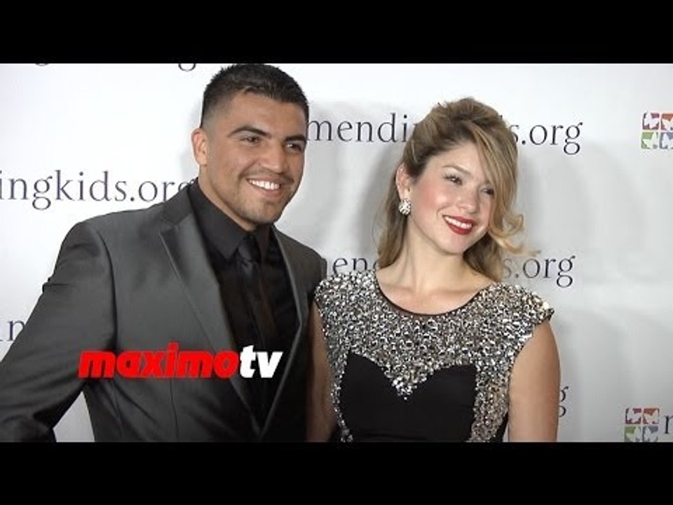 Victor Ortiz Attends Mending Kids "Rock N' Roll All-Star Event" Red Carpet- The Expendables 3