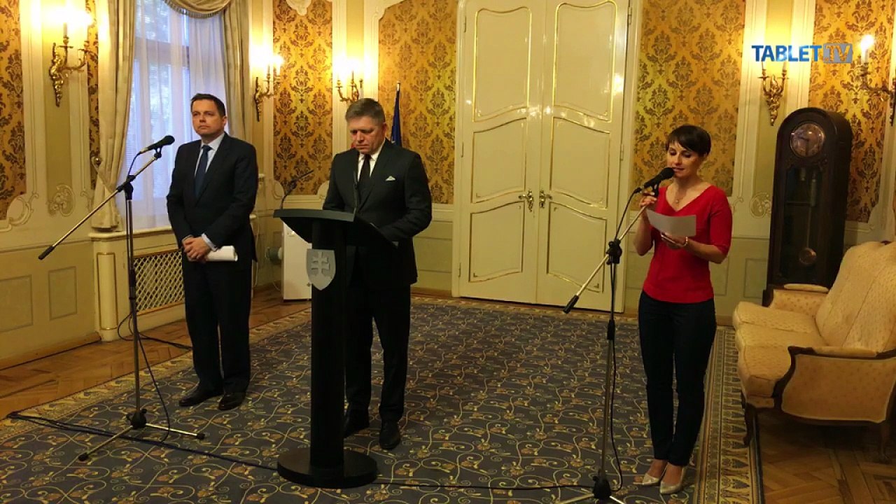 ZÁZNAM: TK premiéra R. Fica a ministra financií P. Kažimíra