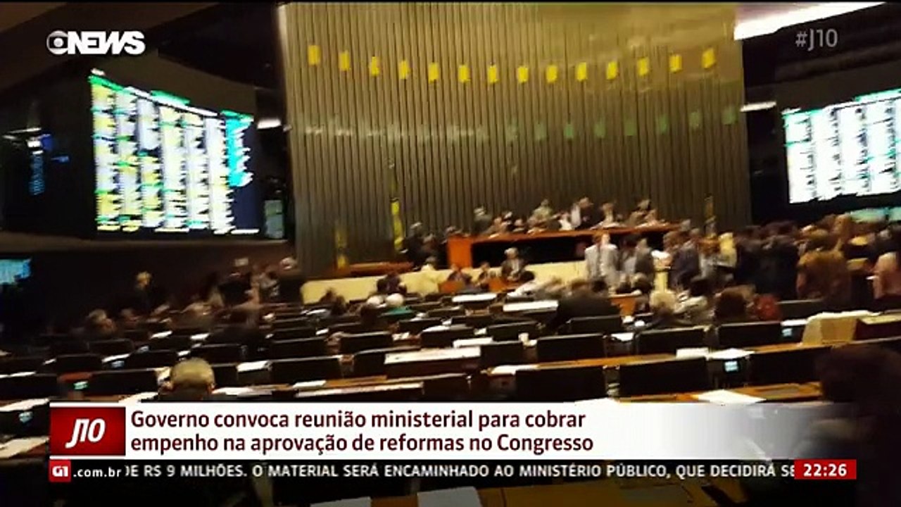Governo convoca reunião ministerial para cobrar empenho na aprovação de reformas