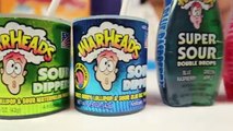 FANTASTIC GYMNASTICS CHALLENGE! Extreme Sour Warheads Candy Toys AndMe Family Funny Video