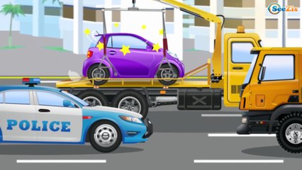 The Truck and Cars & Truck accident on the Road | Kids Animation Vehicle & Chi Chi Car for children