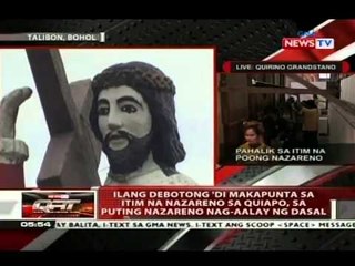 Ilang debotong 'di makapunta sa Itim na Nazareno sa Quiapo, sa Puting Nazareno nag-aalay ng dasal