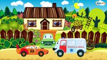 The Red Racing Car with Cars Friends Race | Emergency Vehicles | Cars & Trucks cartoons for kids