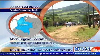 "Mamita, yo quiero estar al lado suyo y de mis hermanitos": Madre de menor reclutado describe encuentro con su hijo en campamento de FARC