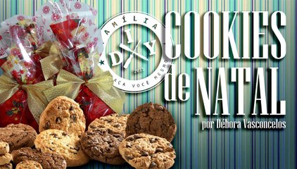 COOKIS DE NATAL - FAMÍLIA DIY