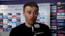 Luis Enrique: “I am delighted because it has been a tough tie from the start”