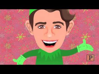 Perez Hilton and James Snyder Are "Happy All The Time" as Buddy the Elf and Santa in Animated Vid