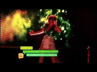 Alejandra Guzmán recibe misteriosa visita en concierto