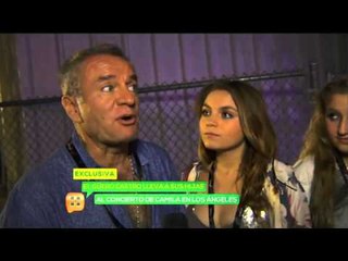 El Güero Castro llevó a sus hijas al concierto de Camila en LA