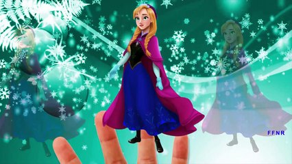 Disney Cartoon Frozen Anna Finger Family Rhymes | Disney Frozen Finger Family Songs Nursery Rhymes