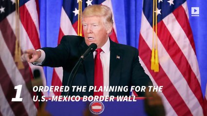 The executive actions Trump has already signed in his few days in office