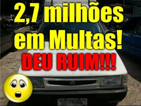 Carro com R$ 2,7 milhões em multas é apreendido em SP