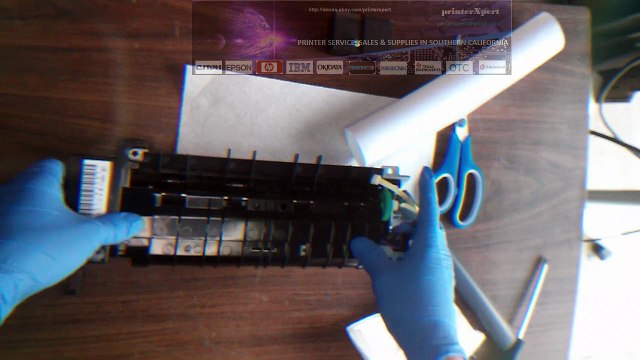 How to replace fuser film sleeve on HP Laserjet 2420 2430