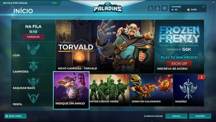 Paladins # 1 TORVALD O DRUIDA DA MAO GRANDE -NUBS A VISTA-