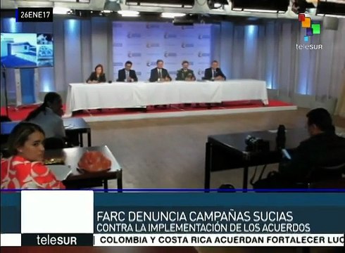 Colombia: FARC denuncian retrasos en adecuación de las zonas veredales