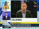 Colombia: FARC cuestiona retrasos en habilitación de zonas veredales