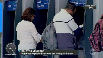 Novo sistema permitirá pagamento de boletos vencidos em qualquer banco
