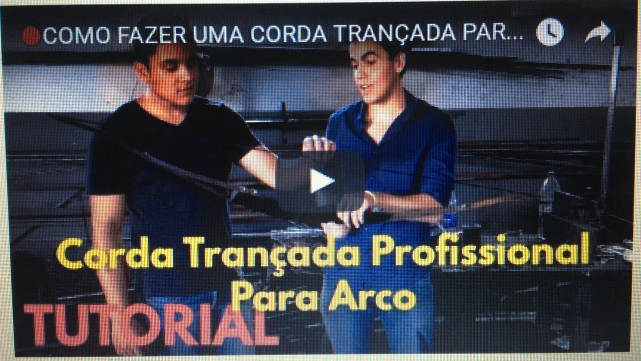 COMO FAZER UMA CORDA TRANCADA PARA ARCO E FLECHA (TUTORIAL) - Arqueria #19