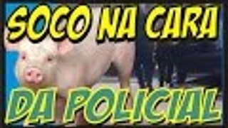 COVARDÃO AGRIDE COM SOCOS MULHER E POLICIAL FEMININA