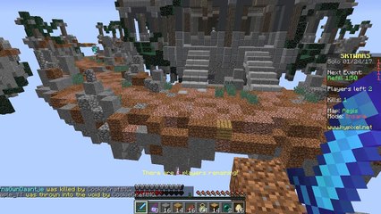 Minecraft SkyWars:Batalha Insana Contra Um Hacker!