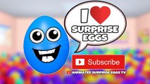 Wheels On The Bus & Finger Family | Nursery Rhymes | By Little Animated Surprise Eggs Compilations