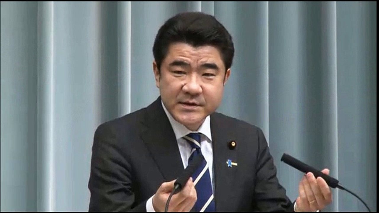 【2017年1月23日午後】野上浩太郎 官房副長官 記者会見