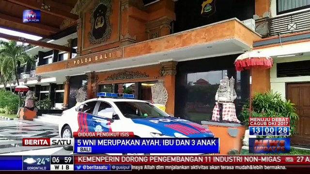 Polda Bali Tahan Satu Keluarga Hendak Gabung ISIS