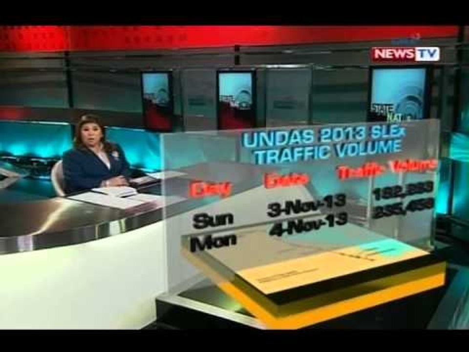 SONA: Bilang ng mga motorista sa SLEX noong Undas 2013, umabot sa higit 261,000
