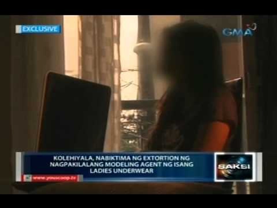 Saksi: Kolehiyala, nabiktima ng extortion ng nagpakilalang modeling agent ng ladies underwear