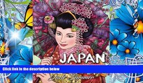 Read Online  Japan: An Adult Coloring Book with Japanese Cultural Designs, Beautiful Asian Women,