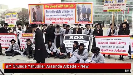 BM Önünde Yahudiler Arasında Arbede - New