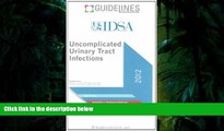 Read Online Uncomplicated Urinary Tract Infections GUIDELINES Pocketcard (2012) Infectious