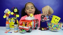M&Ms Construction Toy Candy Firetruck - M&Ms Star Wars Candy Fans - Candy & Sweets Review