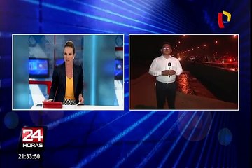 Río Rímac se desbordó cerca de la autopista Ramiro Prialé