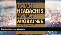 Audiobook  No More Headaches No More Migraines Zuzana Bic Pre Order