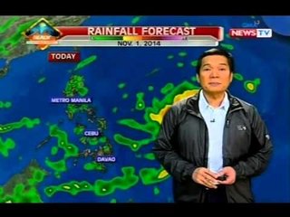 BT: Weather update as of 12:19 p.m. (November 1, 2014)