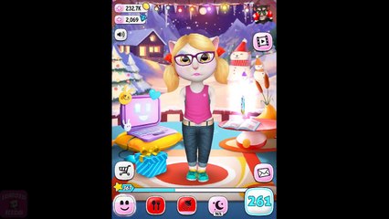 Моя Говорящая Анджела 261 уровень игры отличный макияж #30 лучшие игры для детей