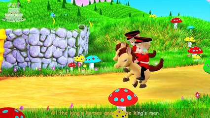 Humpty Dumpty Sat on a Wall | Nursery Rhyme for Kids & Babies | Ruby & Robin