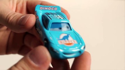 Dinoco The King Truck Hauler and Lightning Mcqueen Diecast Pixar Cars Movie
