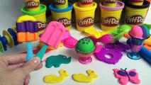 562 Play Doh Mountain of Colours Playset Hasbro Toys Playdough Rainbow Shapes and Molds YouTube