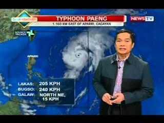 BT: Weather update as of 11:57 a.m. (November 3, 2014)